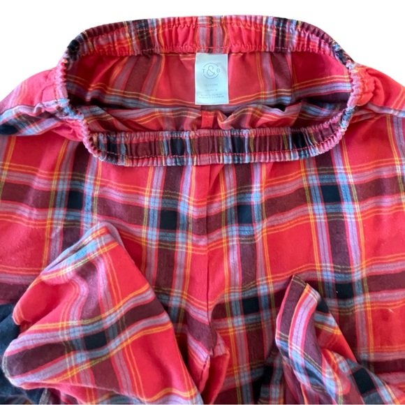 TREASURE & BOND Girls' Flannel Two-piece Pajamas set. - Picture 8 of 10